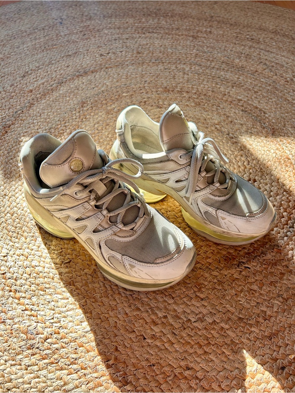 Michael Kors Beige and Cream Women’s Chunky Sneakers